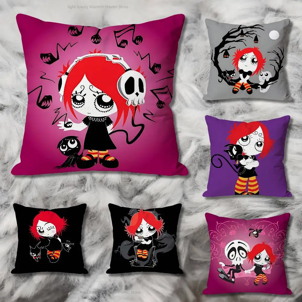

R-Ruby G-Gloom Gothic Various Sizes Square Pillow Case For Car Home Bedchamber Decor Custom Valentine gift