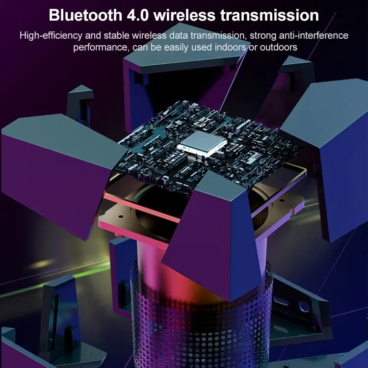 Mini Portable Bluetooth Speaker Wireless Surround Sound TF Card Slot for Outdoor Use MP3 Music Player