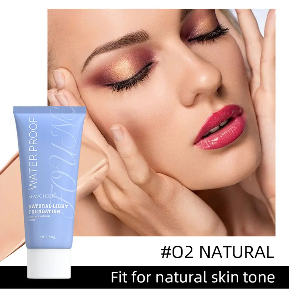 Natural-Glow Vloeibare Foundation Waterproof Tien Twintig Volledige Dekking Matte Vloeibare Foundation Oil Control Langdurige Concealer