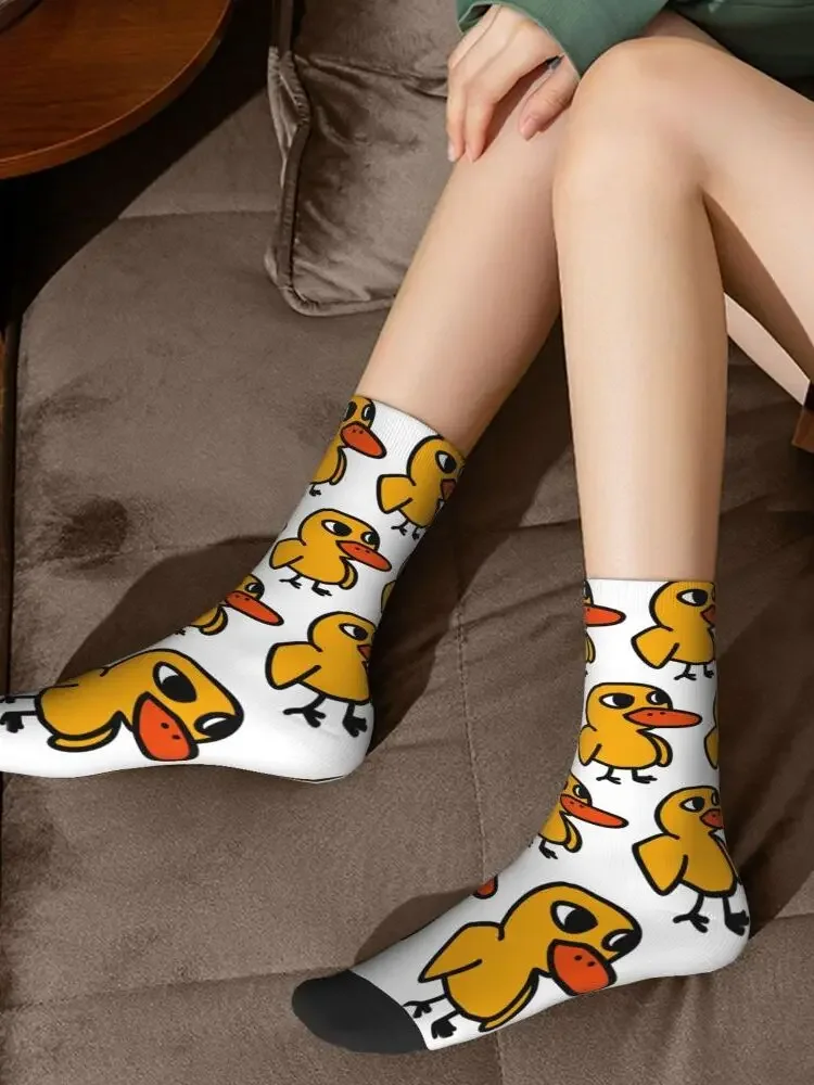 Skarpetki Duck Song Harajuku Pończochy pochłaniające pot Całosezonowe długie skarpetki Akcesoria na prezent urodzinowy dla obu płci — zdjęcie 2