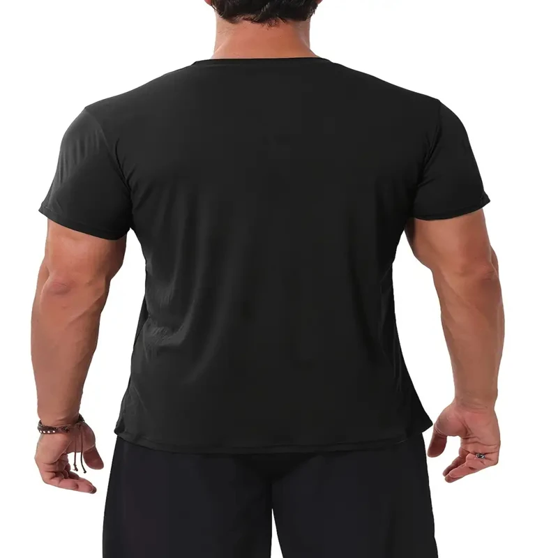 Men Women Quick Dry Short Sleeve Sport T Shirt Gym Jerseys Fitness Shirt Trainer Running T-Shirt Teenager Breathable Sportswears