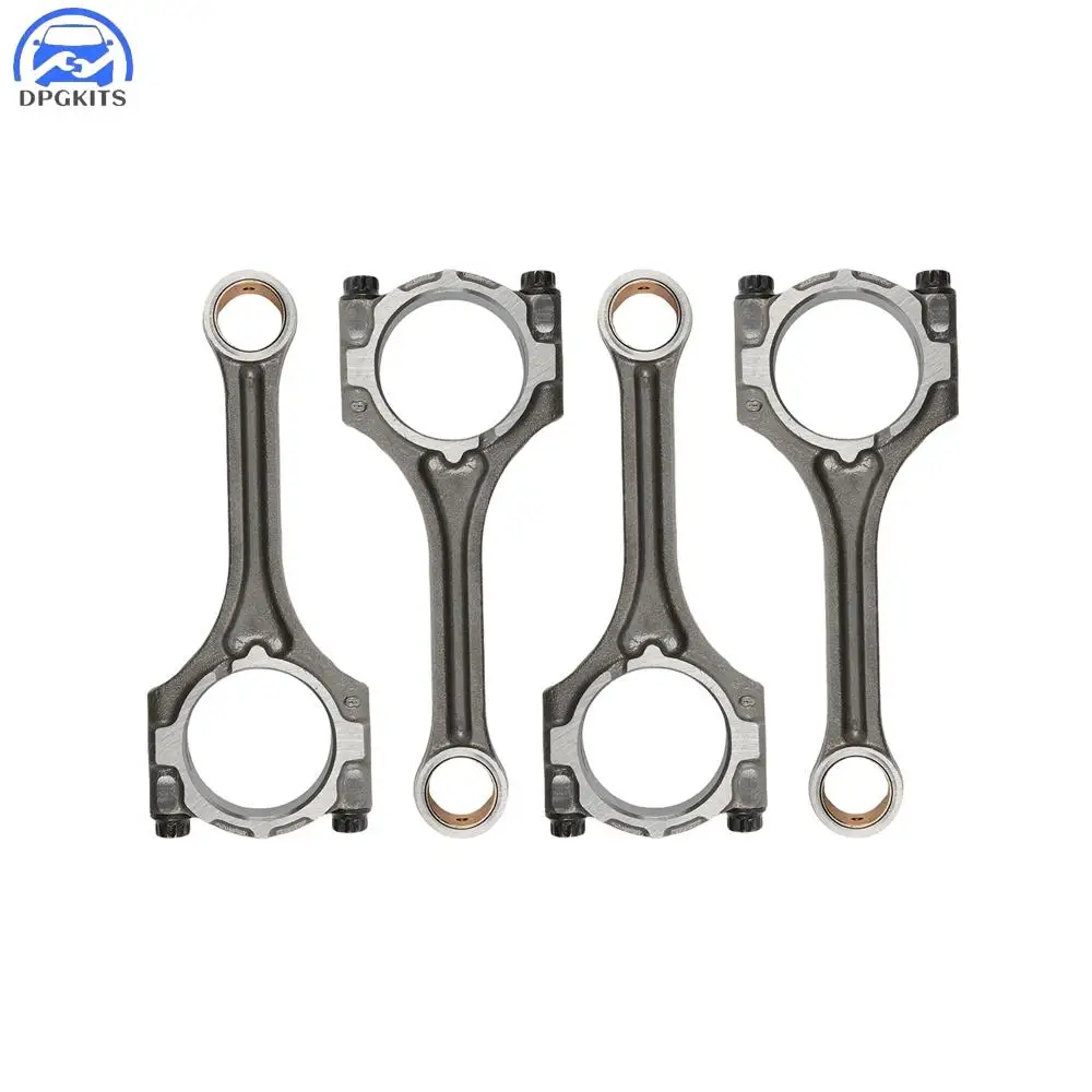 DPGKITS Juego de 4 Bielas de Motor Compatibles con Hyundai Veloster, Sonata, Tucson, Elantra GT, Kona, Kia Forte, Optima, Soul 1.6L Turbo