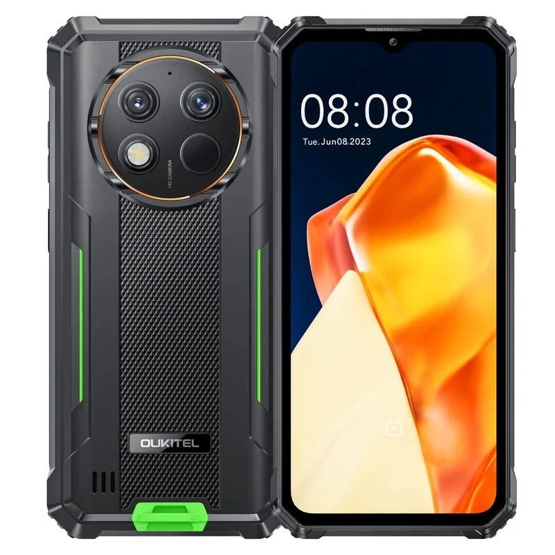 Oukitel G1 Rugged Phone 6GB+256GB 10600mAh 48MP HD+ Camera 6.52'' Unisoc T606 Octa-core IP68/IP69K NFC OTG 4G Smartphone