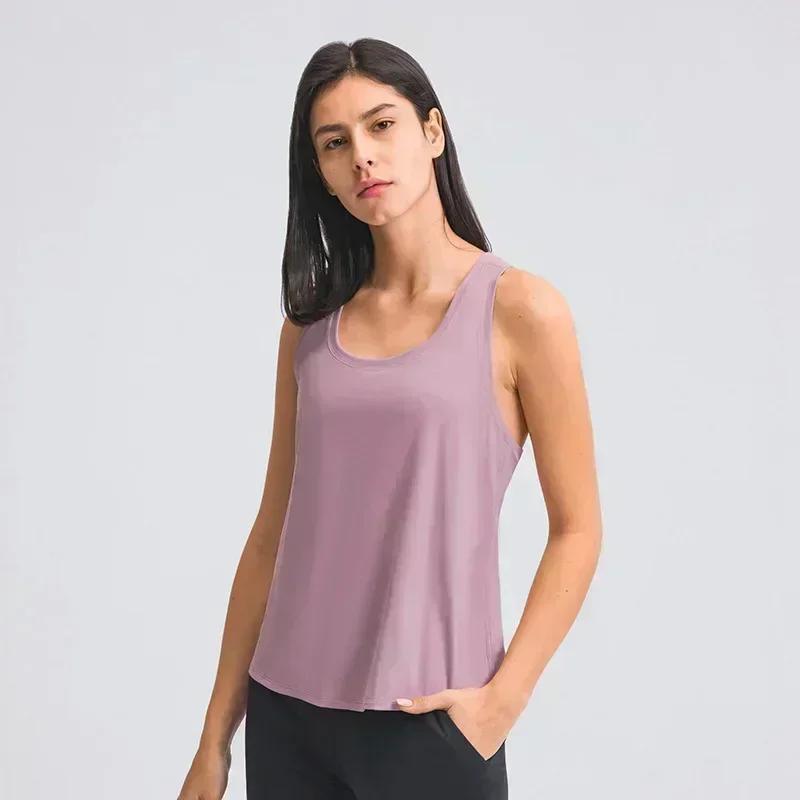 Lemon-Camiseta sin mangas deportiva para mujer, Top elástico de fuerza de secado rápido, camisas sin mangas para correr, chaleco de Fitness de verano