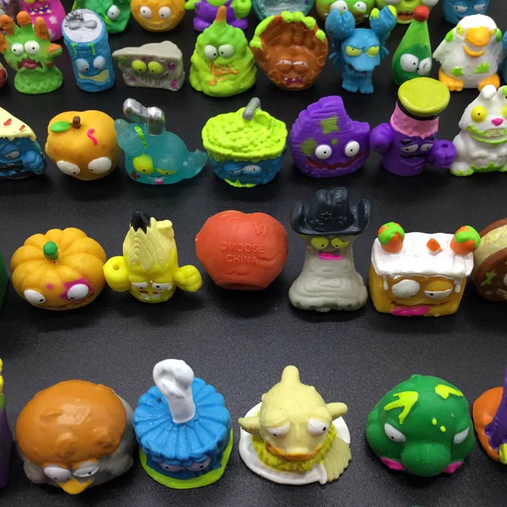 Mini Anime The Grossery Gang Action Figures Superzings With Garbage Trashpackes Figurine Model Toy Dolls Children Christmas Gif