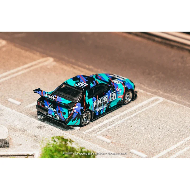 先行販売 TW 1:64 日産 スカイライン R32 ワイドボディ HKS ダイキャストカーモデル コレクション おもちゃ ターマックワークス TW