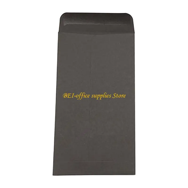 

A9LC 120 Pcs Small Black Envelopes Coin Envelopes Money Envelopes for Coins Beads