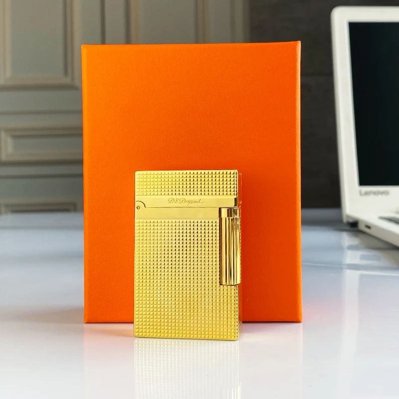 

Новая памятная серия, роскошная зажигалка с одним и двойным пламенем Ping Sound, бутановая зажигалка для курения сигарет с натуральной краской 16075.