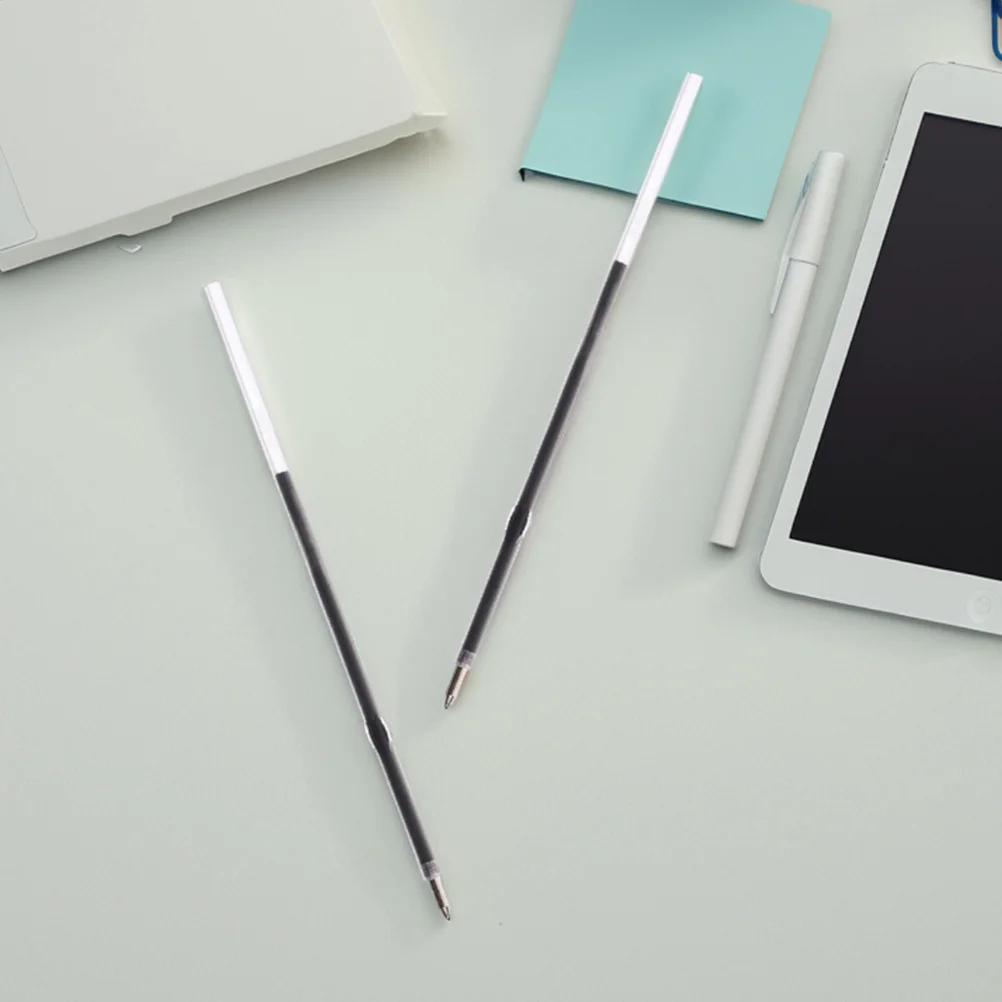 

300Pcs Replacement Ballpoint Pen Refills 0.7mm Black Smooth Ink Flow Design for Office School Writing Supplies