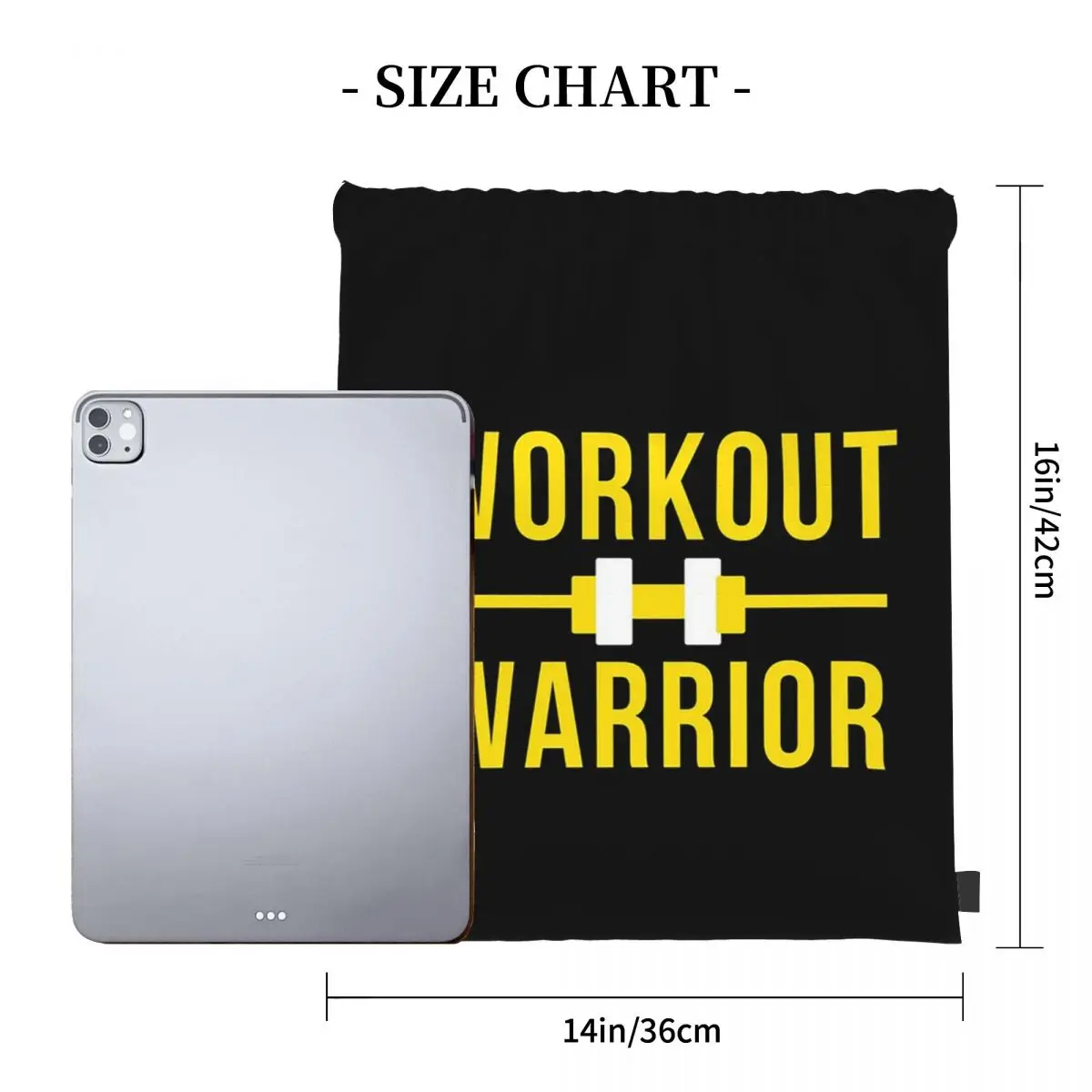 Workout Waarior Backpacks Multi-function Portable Drawstring Bundle Pocket Sundries Bag Book Bags For Man Woman Students