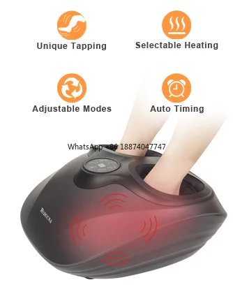 Shiatsu Tapping Foot Massager With Heat