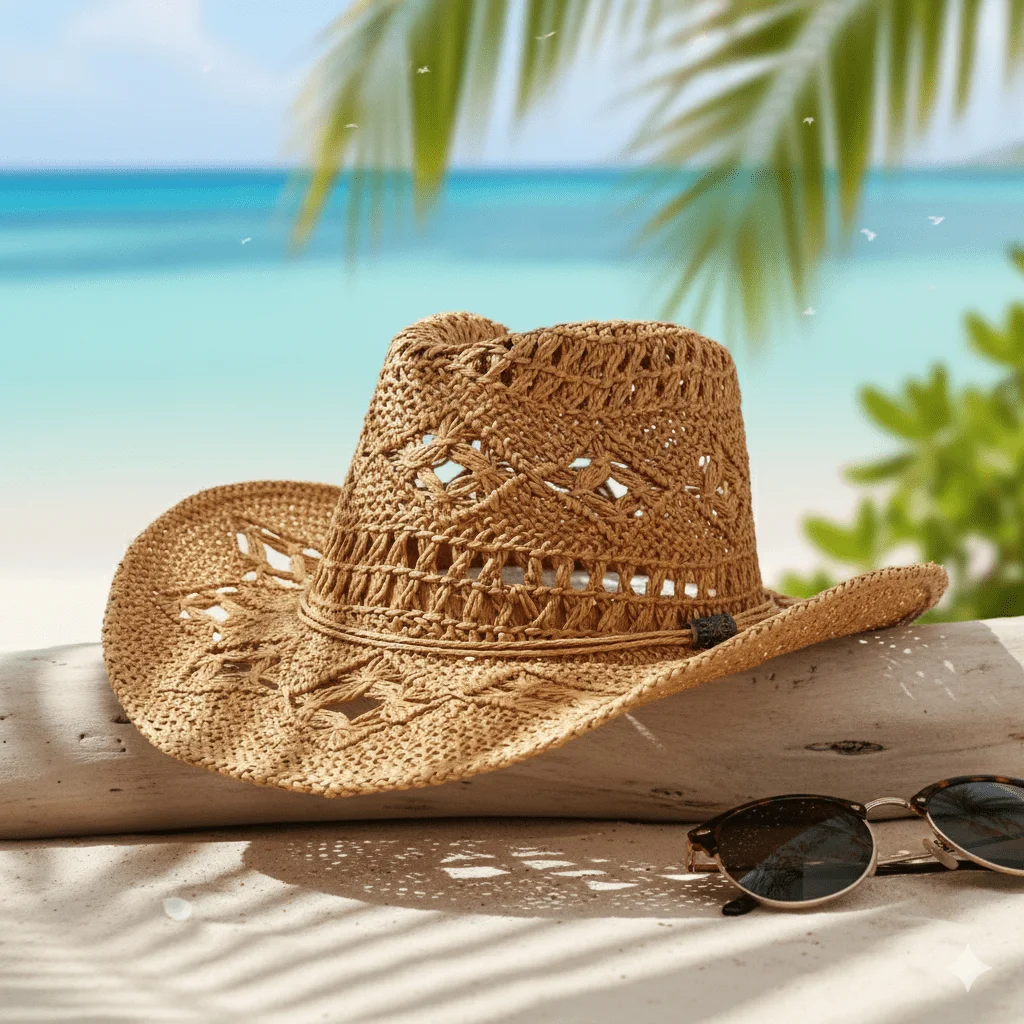 

Весенне-летняя полая джинсовая шляпа, соломенная шляпа ручной работы, дышащая крутая американская кепка с деформированными краями