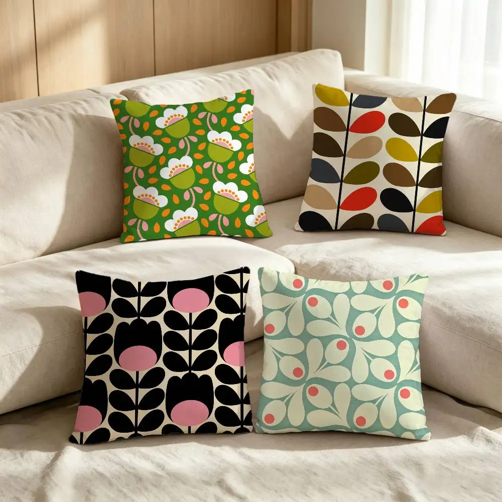 Brand O-Orla Kiely Pillow Case For Home Bedroom Car Office Decoration Living Room Sofa Cushion Cover Suitable