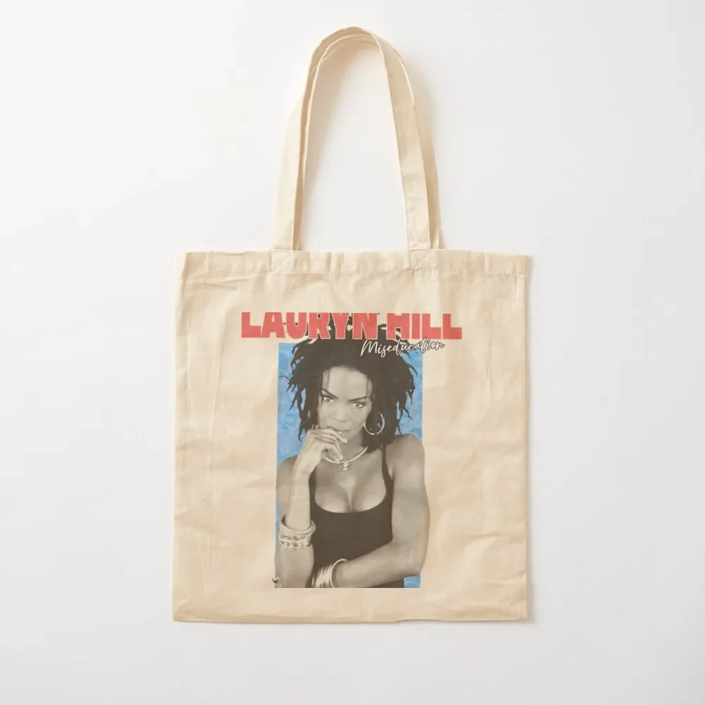 fugees lauryn hill Tote Bag Large bags for women supermarket folding bag canvas bags Tote Bag