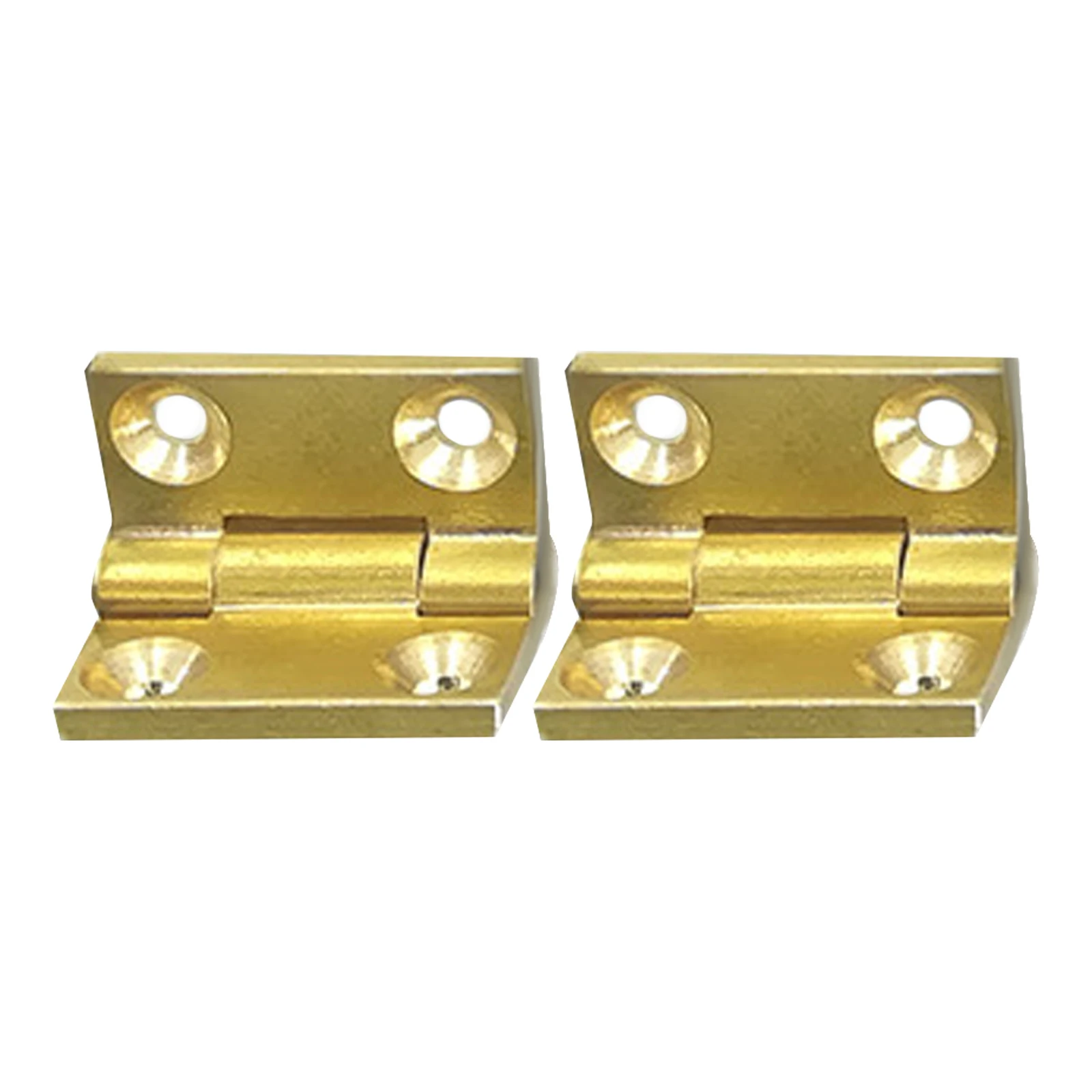 

2Pcs Solid Brass Furniture Hinges 19*12.5mm Cabinet Drawer Butt Hinges Connectors For Jewelry Chest Wooden Box Furnture Fittigns