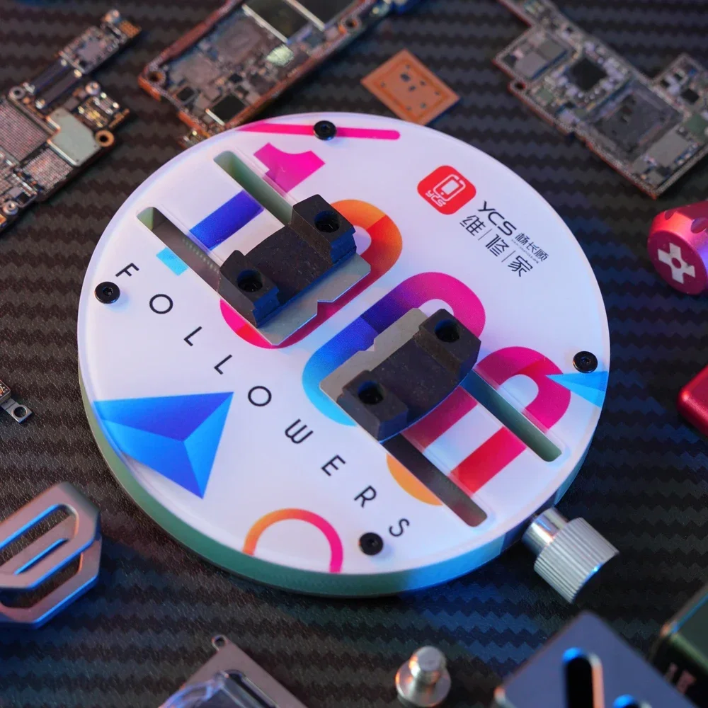 

YCS H03 Pro кольцевой зажим для микроскопа материнской платы, устойчивое к высоким температурам приспособление для мобильных телефонов, печатная плата, инструменты для ремонта процессора IC