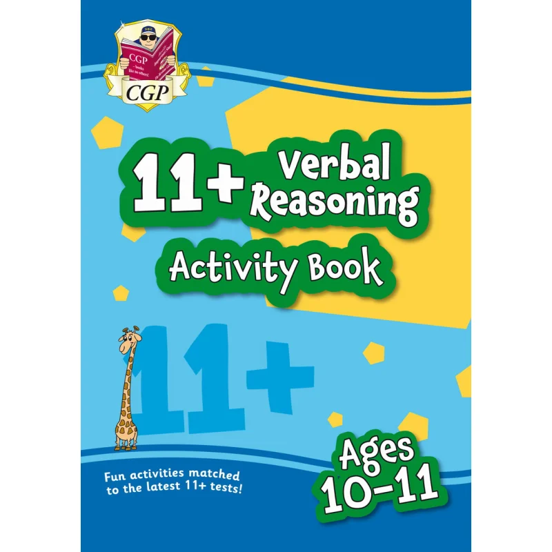

New 11 Activity Book Verbal Reasoning Ages 1011 CGP Books Coordination Group Publications 9781789085891 Book