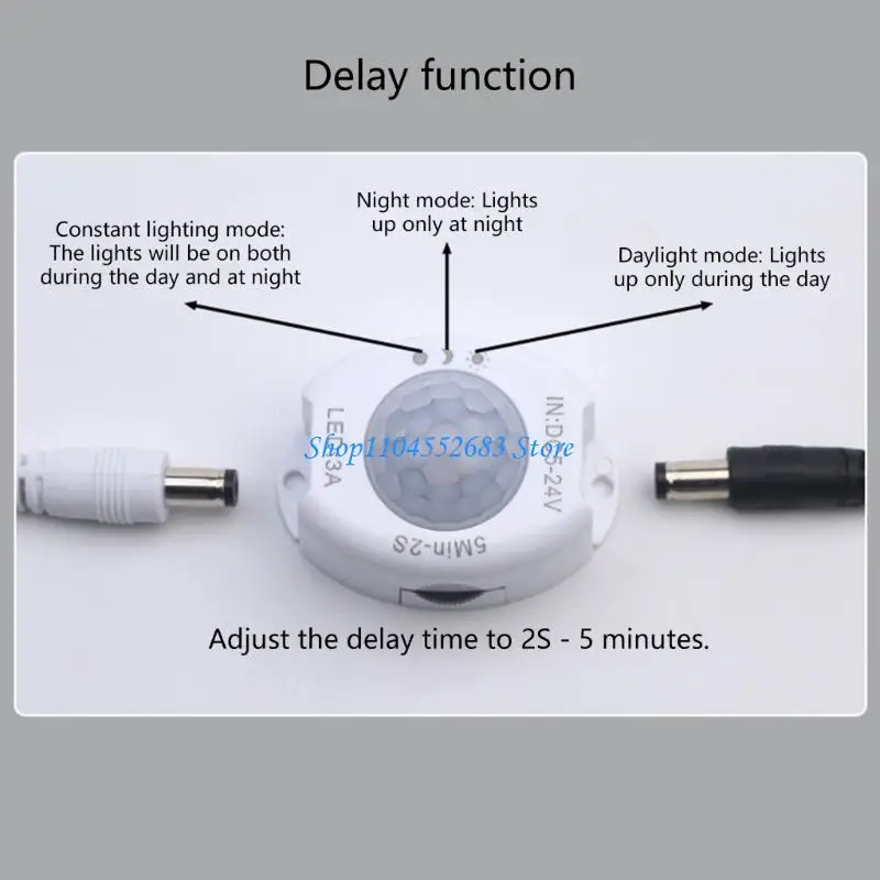 

Y6GD Energy Saving Motion Switches with 3 5M Detection & 120 Degree Coverage Human Body Induction Light Control for Home