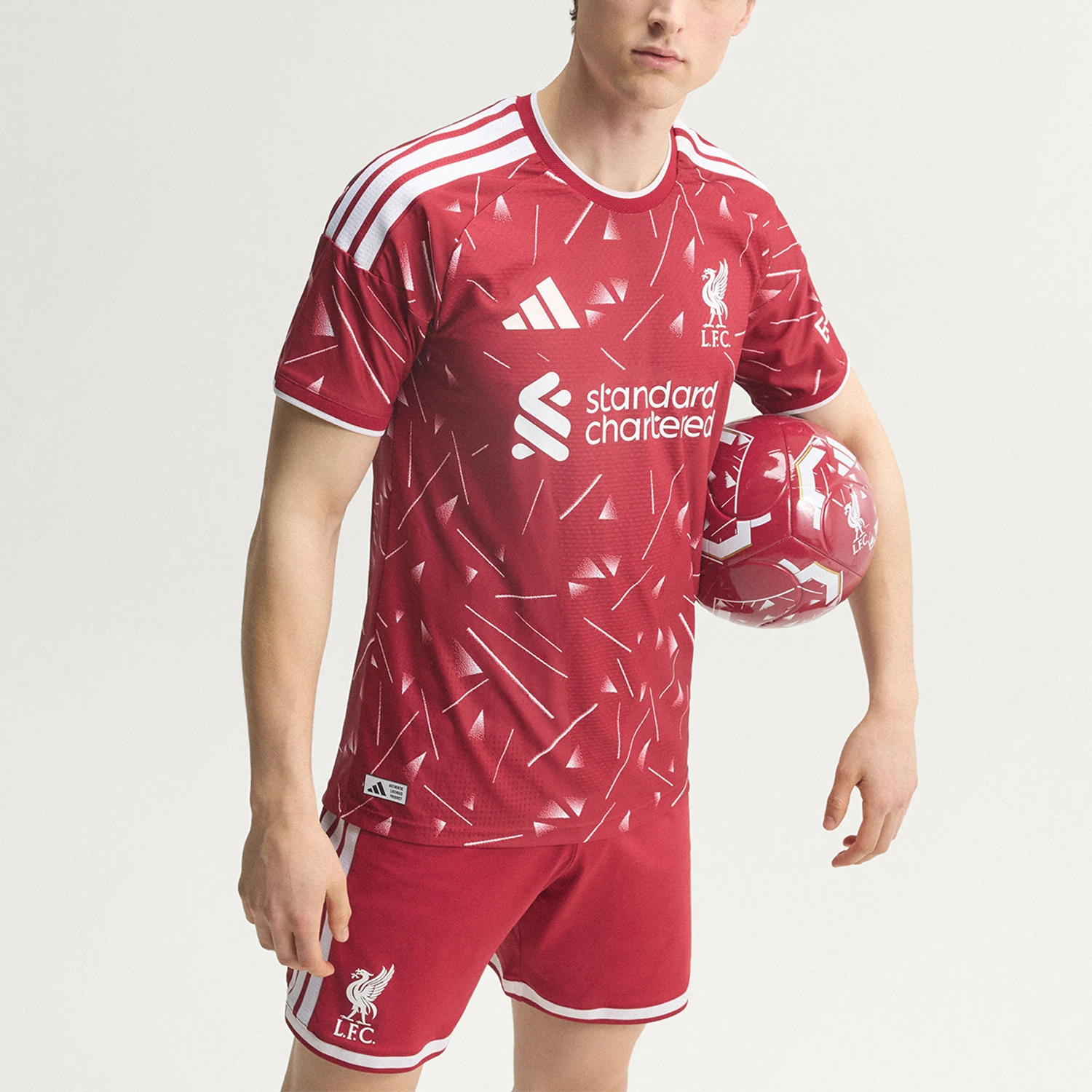 Adidas genuine men's lightweight cool football sports short sleeved jersey KA6851