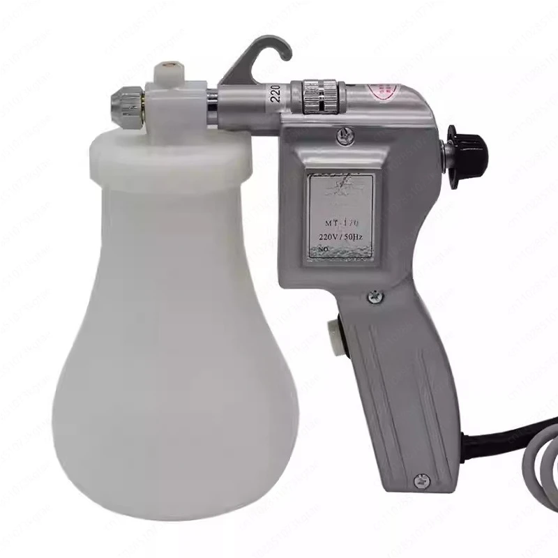 Double-Jet Decontamination Spray Gun – High-Pressure Oil Stain Remover for Textiles, Shoes & Garments