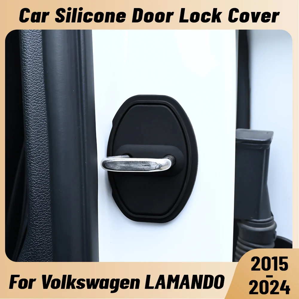 

Для Volkswagen LAMANDO 2015-2024 автомобильный дверной амортизатор, защита дверного замка, силиконовые защелки для автоматического дверного замка, аксессуары