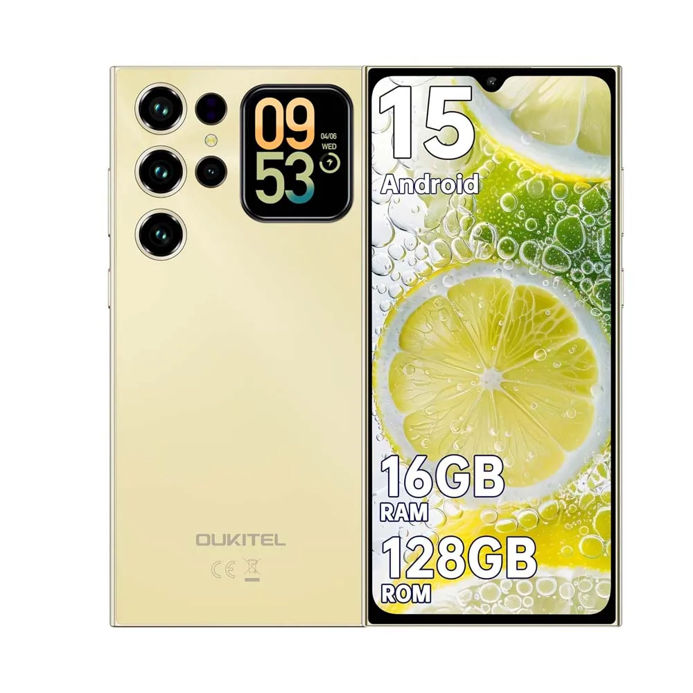 OUKITEL C62 Android 15 Smartphone 16GB +128GB Mobile Phone 6.88