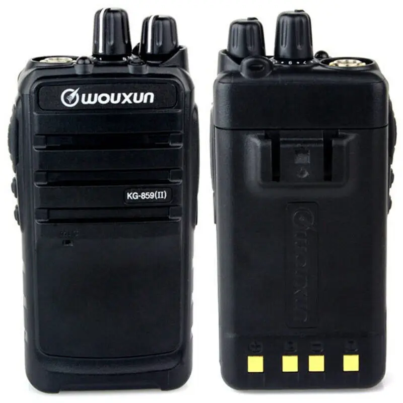 10 stks Radio Walkie Talkie WouXun KG-859 (II) 5 W UHF 400-519.995 Mhz 16CH DTMF VOX Zaklamp FM Radio SOS Alarm Scan Twee Manier Radio