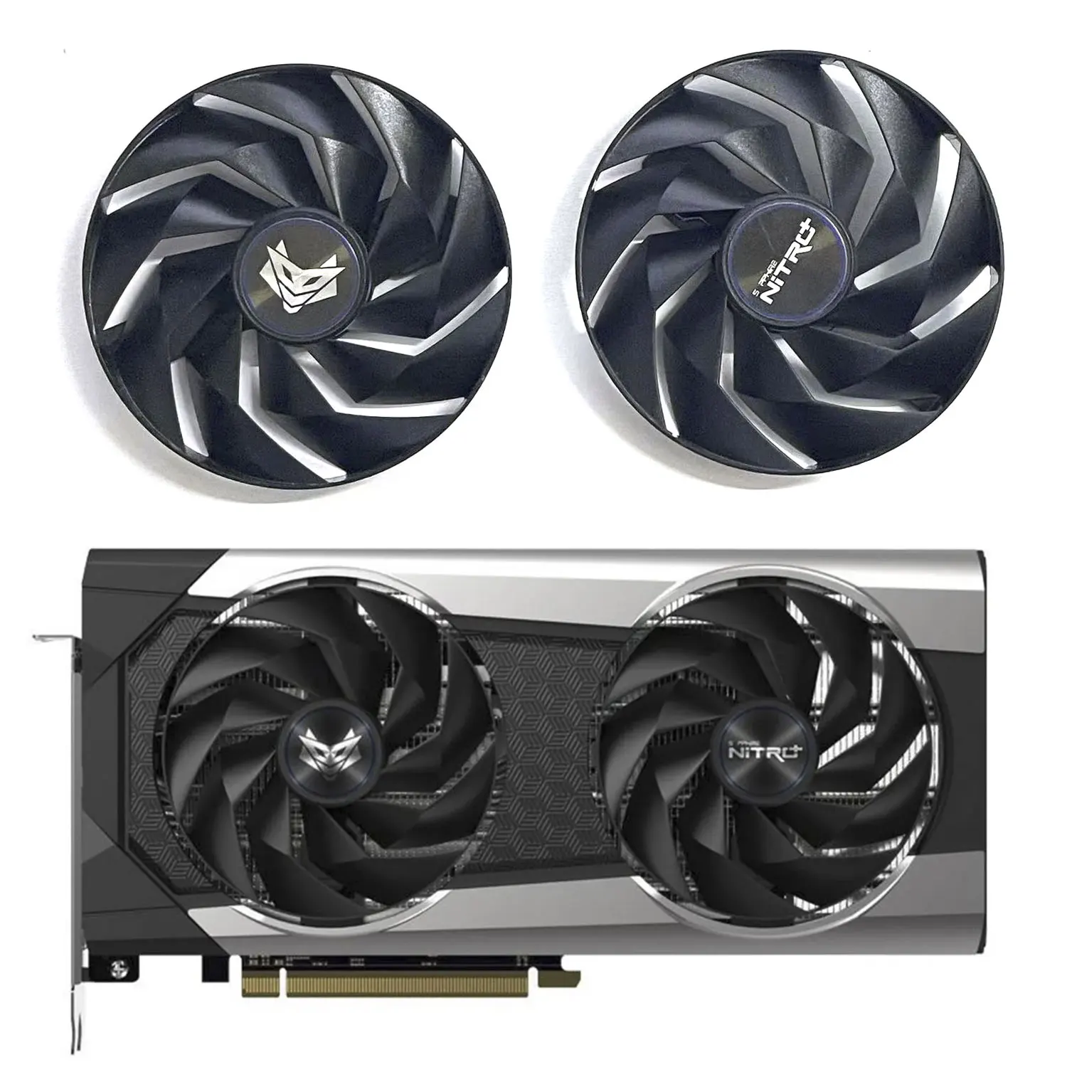 

New FD10015M12D FD10015H2D 95MM DC 12V 0.42A for SAPPHIRE PULSE AMD Radeon RX 6650 XT graphics card fan