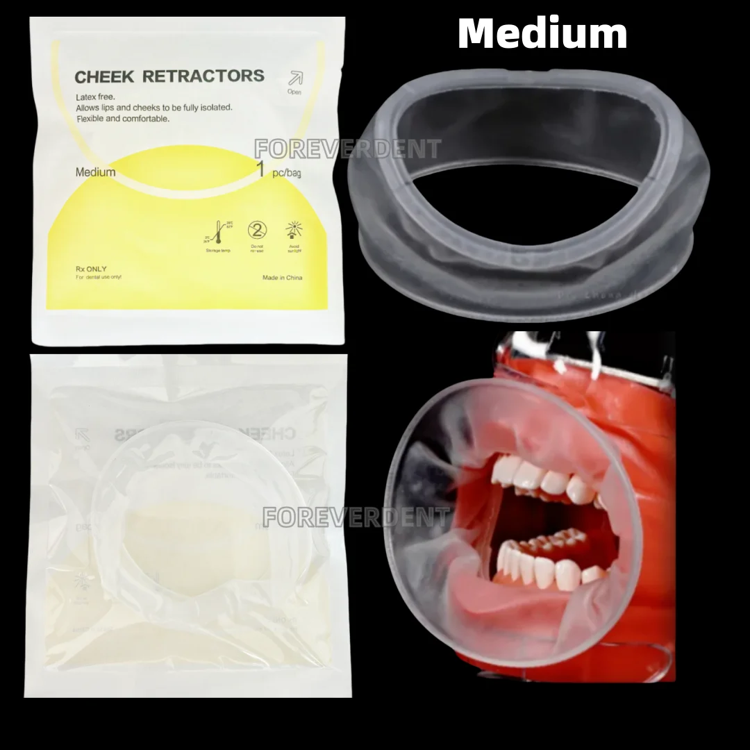 

HOT 2~100pcs Dental Rubber Mouth Opener Cheek Retractors Orthodontic Oral Lip Cheek Retractor O Shape Expander Teeth Whitening