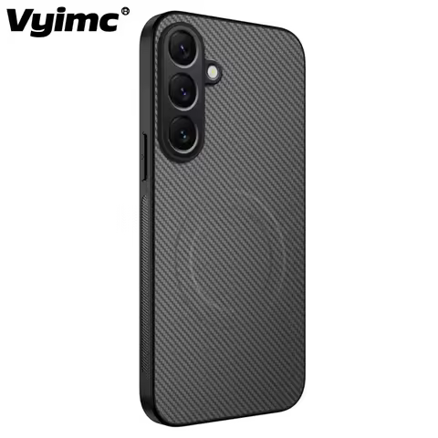 Luxury Carbon Fibre for MagSafe Magnetic Phone Case for Samsung S26 Ultra S25 FE S24 S23 S22 Plus S21 S20 A56 A57 A37 A31 A21S