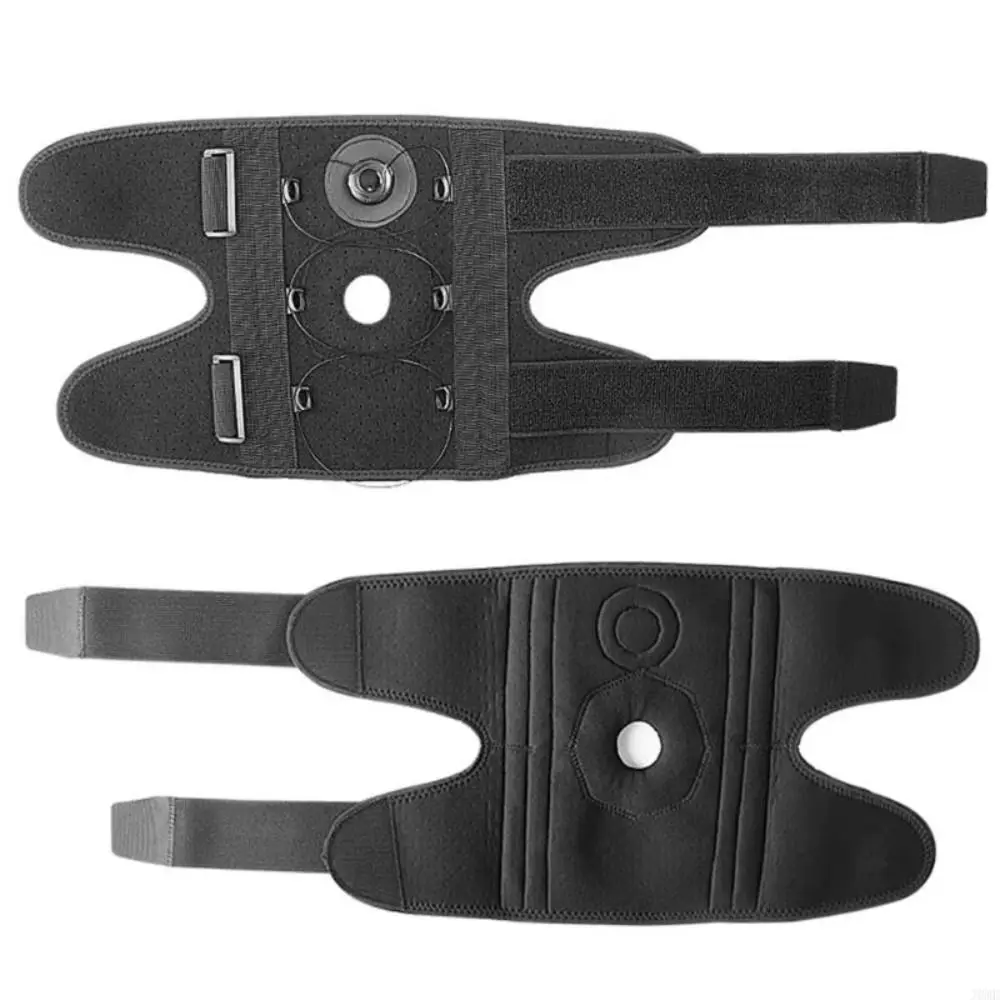 Adjustable Knob Knee Pad Elastic Breathable Sports Knee Brace Shin Defender Non-Slip Knee Brace Support Running