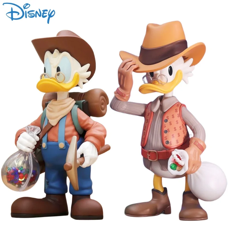 

2024 New Stock 15cm New Disney Explorer Scrooge Figure Cartoon Car Desktop Decoration Doll Fashion Play Handmade Christmas Gifts