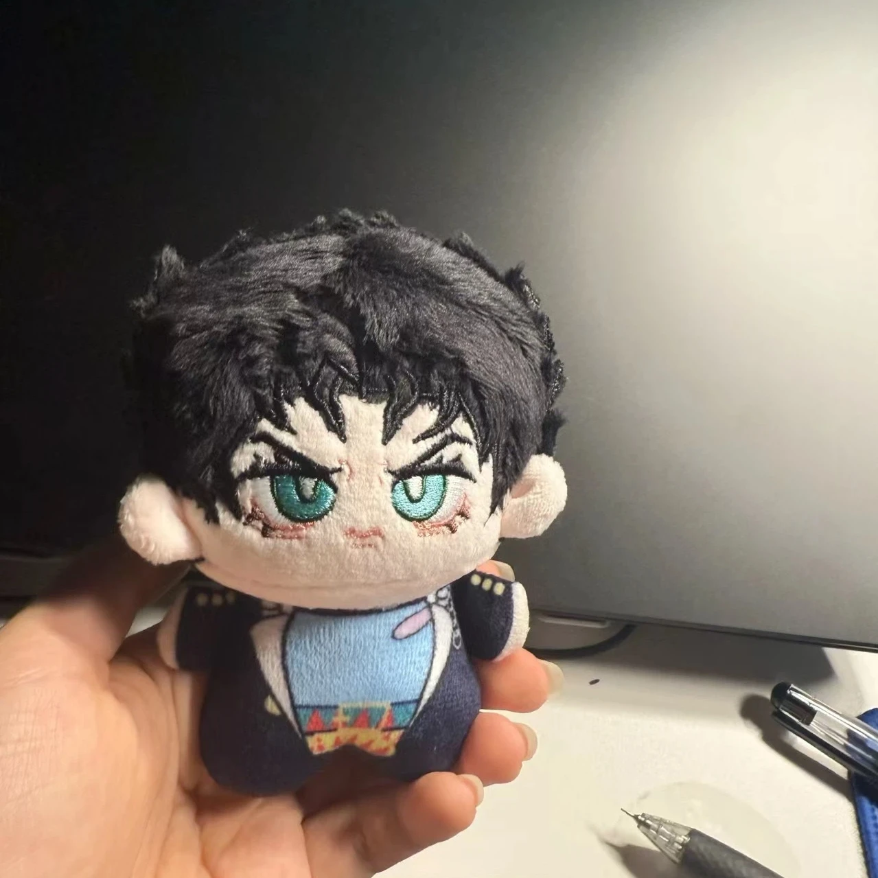 10 سنتيمتر دمية صغيرة أنيمي جوجو جوتارو كوجو كاكيوين Tenmei نجم البحر أفخم محشوة المفاتيح قلادة القطن بلوشي الاطفال هدايا عيد الميلاد #4