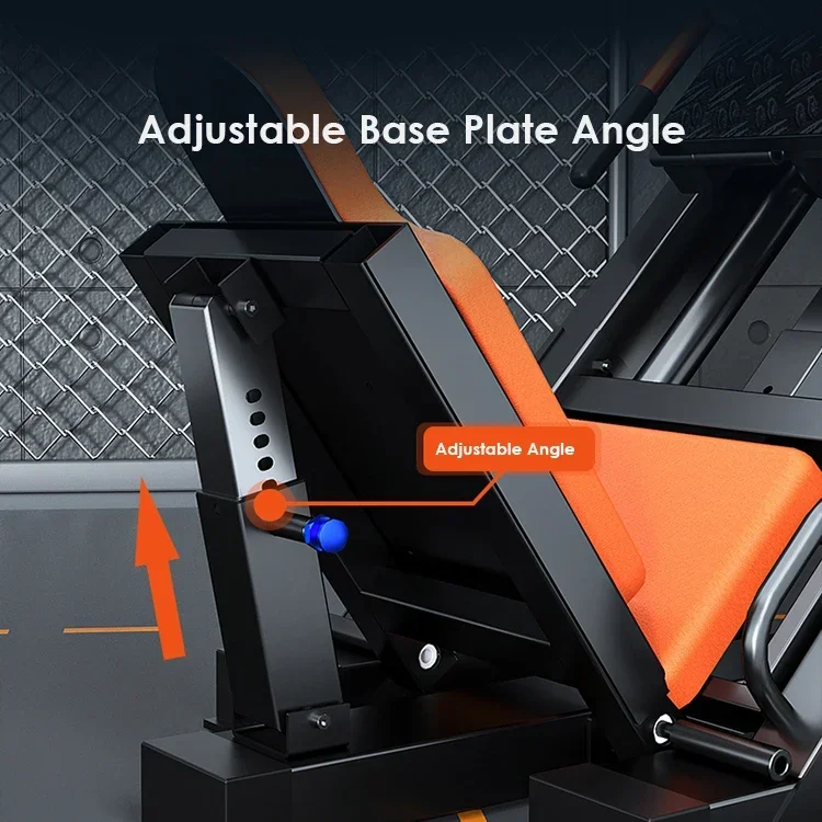 ZHOYA Allenamento per la forza Fitness commerciale Multi stazione Palestra Hack Squat e attrezzatura per pressa per gambe 2 in 1 Press per gambe Hack Squat