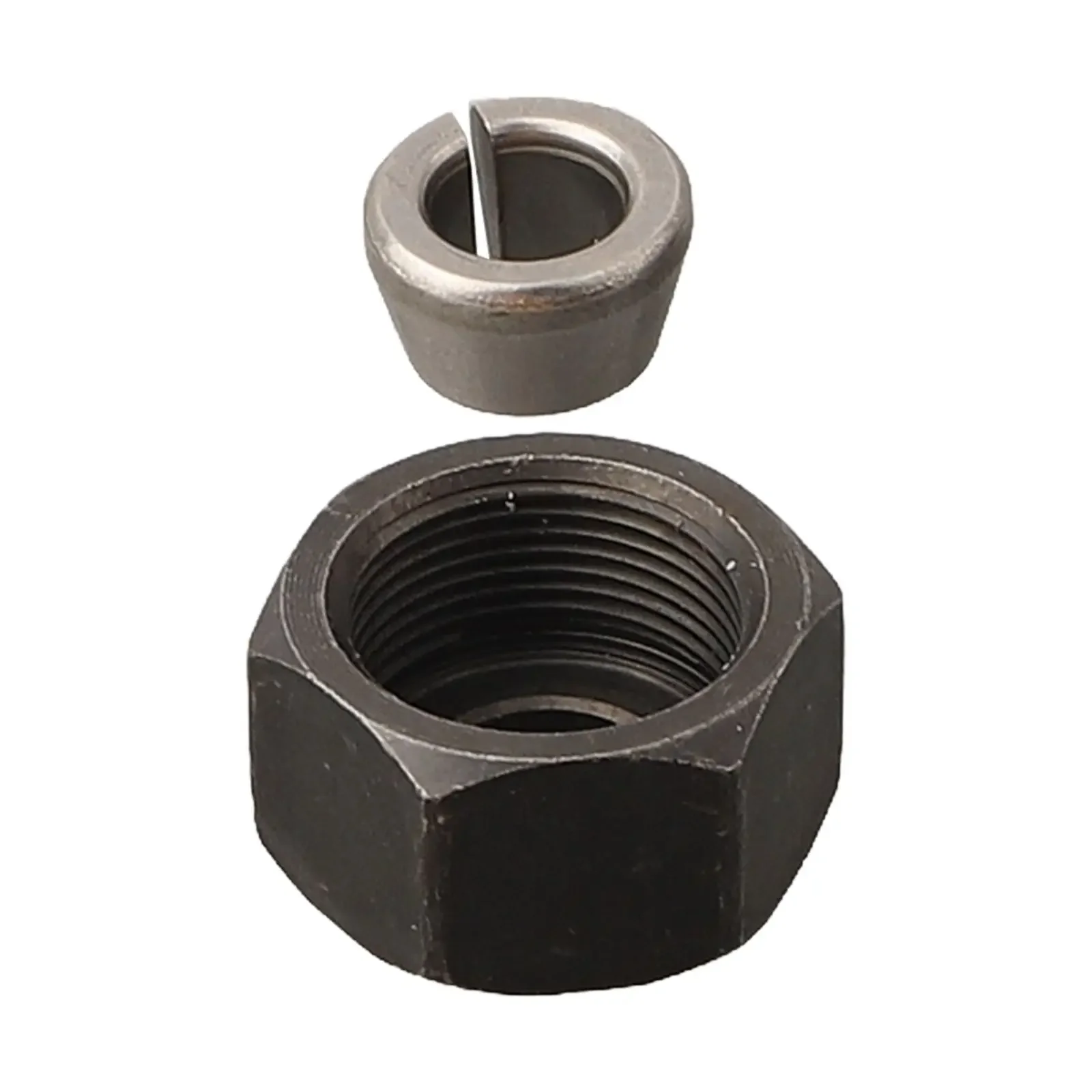 M17 Collet Chuck Adapter And Nut Fits 6mm 6.35mm 8mm Collet Collet Chuck Adapter For Wood Router Or Engraving Trimming Machine
