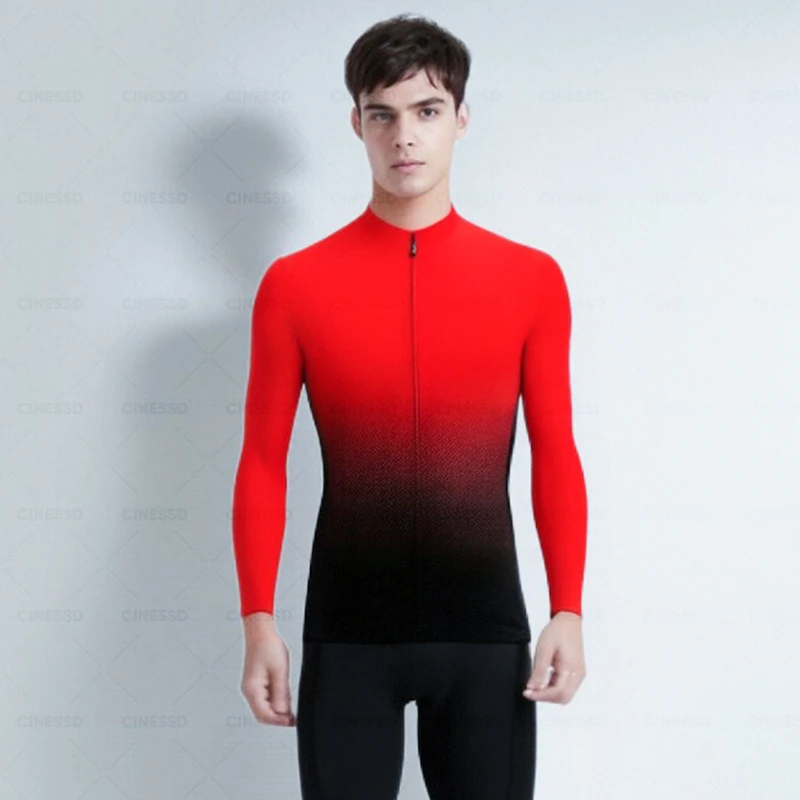 Giacca da ciclismo estiva anti-uv abbigliamento da ciclismo da corsa da uomo maniche lunghe abbigliamento da ciclismo maglia da ciclismo leggera