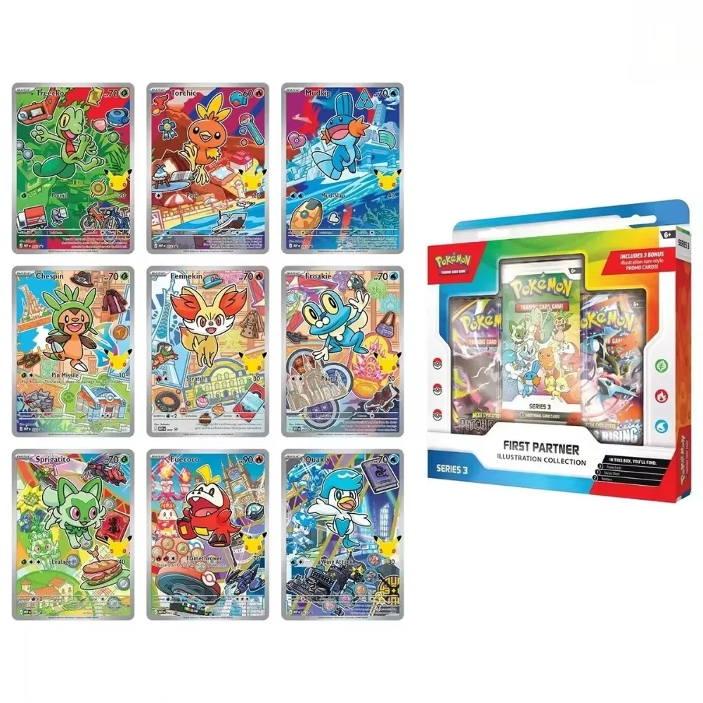 First Partner Series 1 30th Anniversary Series  Card 1&2＆3 Trading Card Game Booster Collection Gift