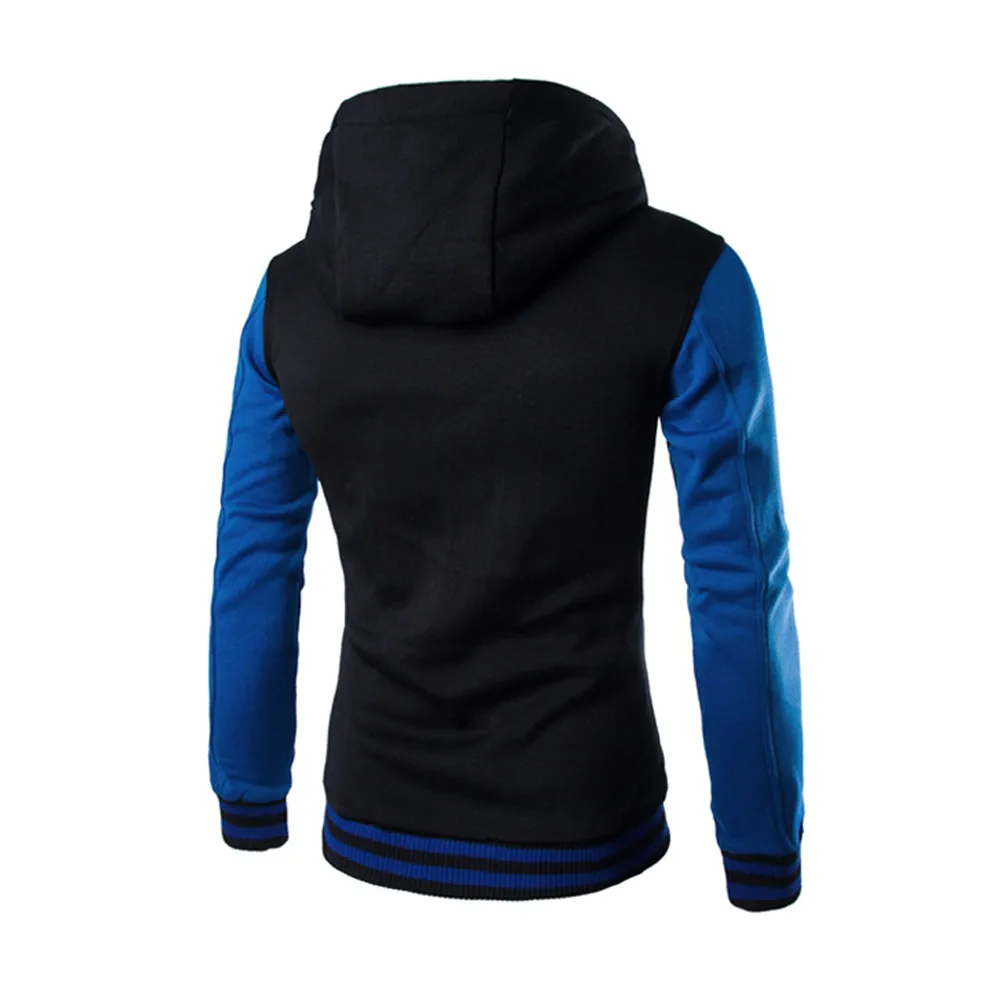 Heren Winterjas Capuchon Sweatjack Warm Sweatjack Heren Lange Mouw Gesplitst Jas Зимняя Куртка Мужская