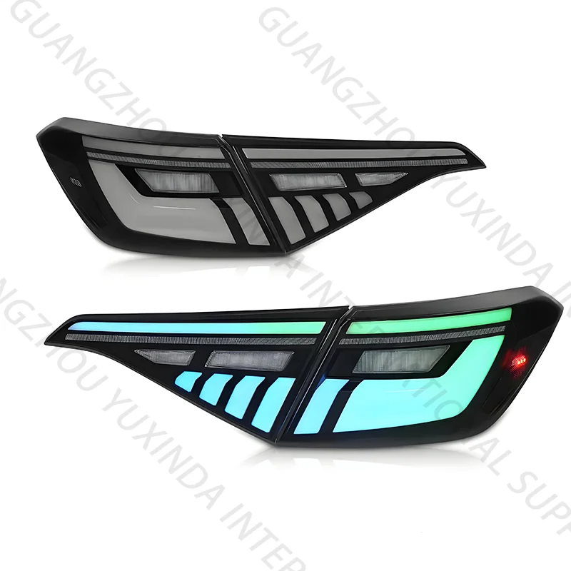 الضوء الخلفي LED لهوندا سيفيك 11th Gen 11 Generation 2021-2024 RGB نوع مع مجموعة مصابيح خلفية للسيارة للرسوم المتحركة الديناميكية 21-24