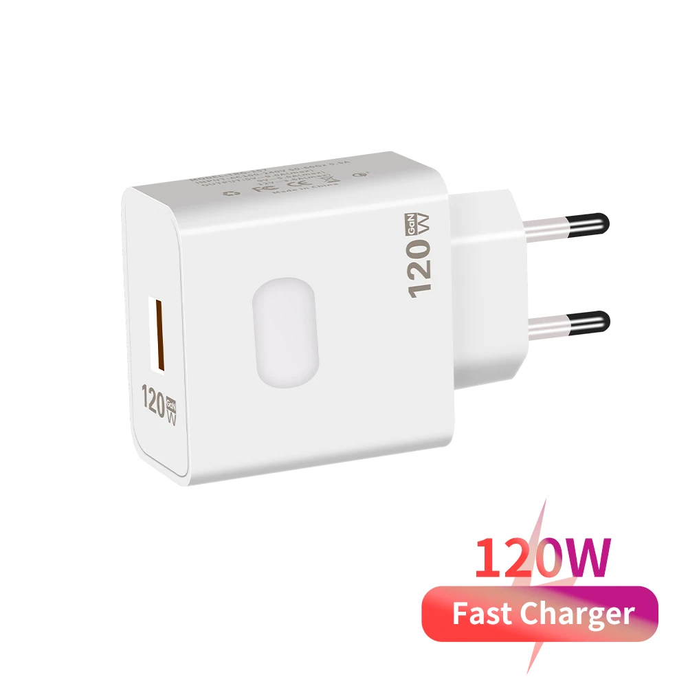 GaN Fast USB Charger Quick Charging QC 3.0 USB Type C Cable Mobile Phone Charger Power Adapter For Iphone 15 16 Samsung Xiaomi