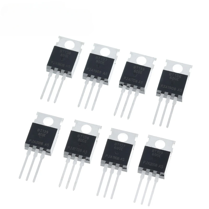 10PCS BT136-600E BT137-600E BT138-600E BT139-600E BT136-800E BT137-800E BT138-800E BT139-800E TO-220 BT136 BT137 BT138