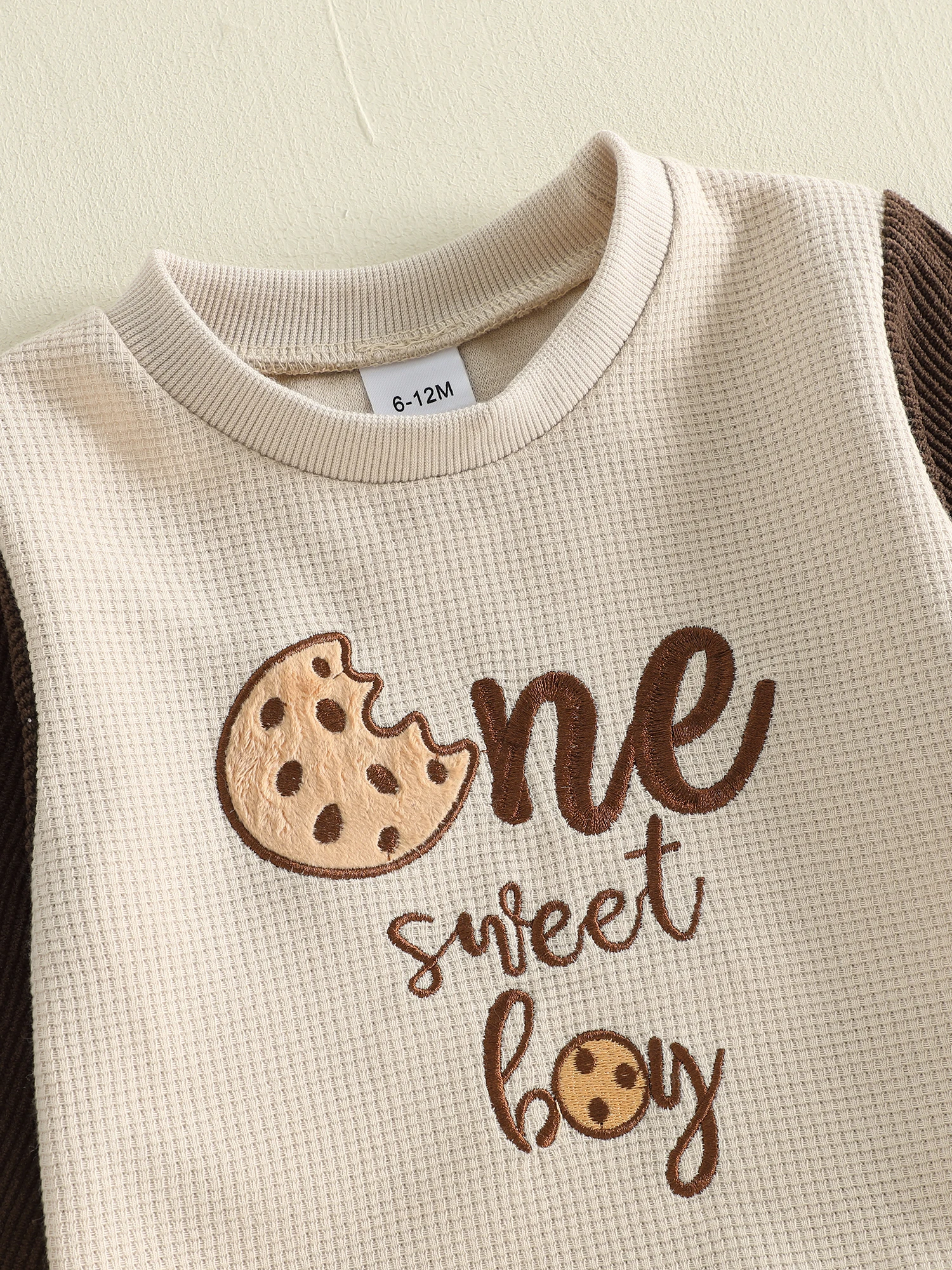 

Baby Girl First Birthday Outfits Cupcake Embroidered Long Sleeve Dress and Leggings 2 Piece Set for Spring Summer Party