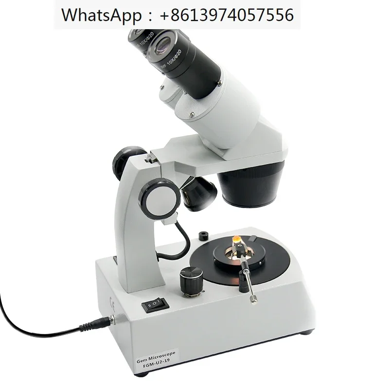 FABLE Treasure Jewelry and Jade Microscope Internal and External Characteristics Magnification 20-40x Identification Instrument