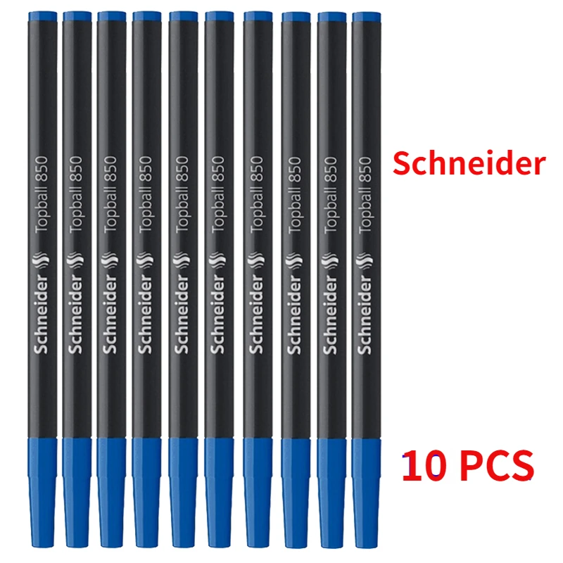 5/10 Pcs Schneider 850 Gel Pen Black Blue 0.5mm Refill Luxury Roller Ball Pen Refill School Stationery Accessories Write Smooth