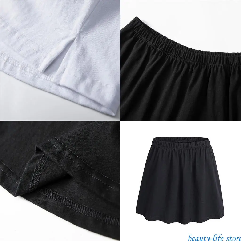 

Unisex Shirt Extender Adjustable Layering Fake Top Lower Half Length False Hemline for Women 517D