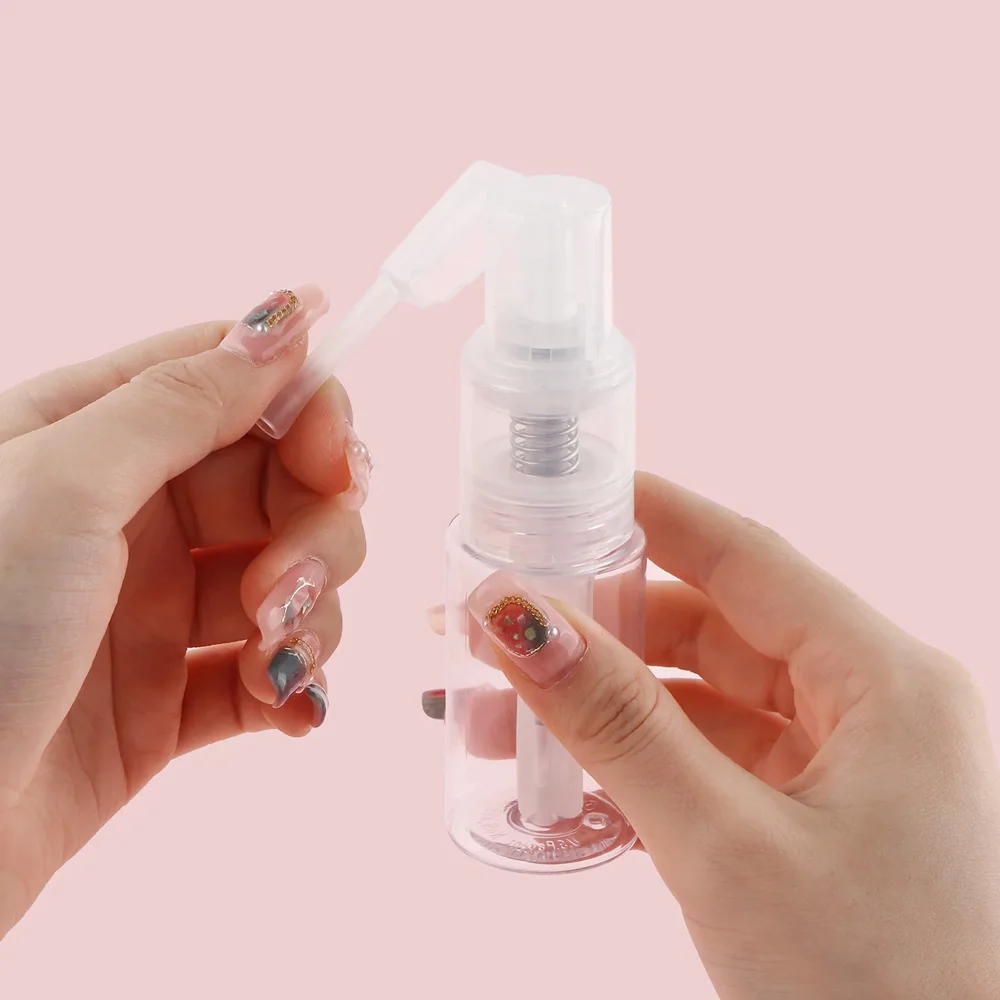 14/18/25/35/50/60ml Glitter Duster Spray Plastic Powder Atomizer Bottle Travel Sprayer Talc Emulsion Perfume Spray Bottle