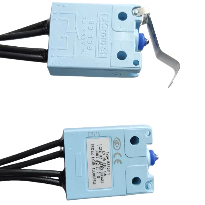 

1PCS/LOTS 100% genuine Crouzet 83139 Explosion-Proof Micro Switch with Curved Lever Button IC Electronic components for Arduino