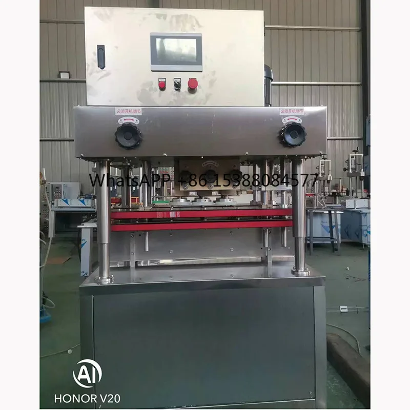 Round bottle, square bottle, plastic cap, six-wheel friction machine, automatic cap hanging machine, metal cap, friction machine