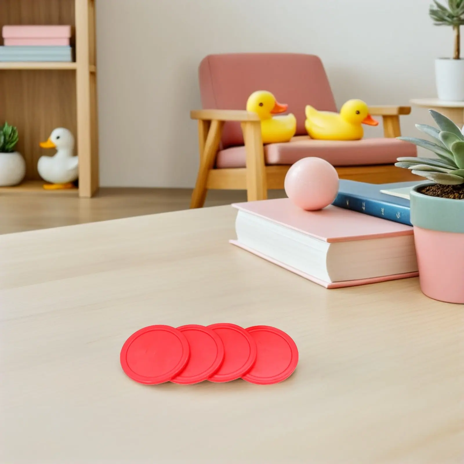 

2 Sets Air Hockey Tabletop Replacement Lint Pad Patches Self Adhesive Pusher Pads Stable Airflow Accessories Game Paddle Supply