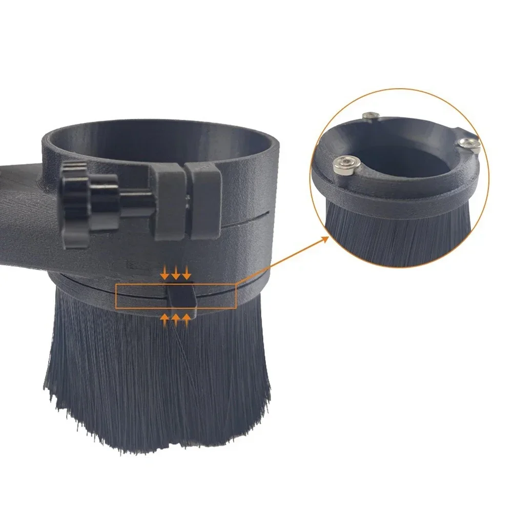 Thickened Spindle Brush CNC Milling Machine Dust Cover Engraving Machine Accessory for Effective Dust Collection